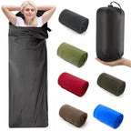 Fleece Sleeping Bag Liner — Warm Layer for Cold Nights, Summer Bag on Its Own