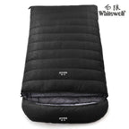 Double Goose Down Sleeping Bag — 2 Person, 220 × 130 cm, 1,800 or 2,000 g of Goose Down