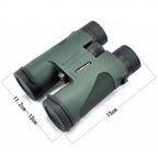 10×42 Binoculars — BAK4 Roof Prism, Fully Multi-Coated, IPX5, 18 mm Eye Relief