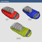 Oversized Goose Down Mummy Bag — 220 × 90 cm, 95% Goose Down, 400 to 1,200 g