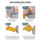 Winter Insulated Air Pad R 7.6 — 5-Layer Reflective Film, 199 × 58 × 9 cm, 777 g