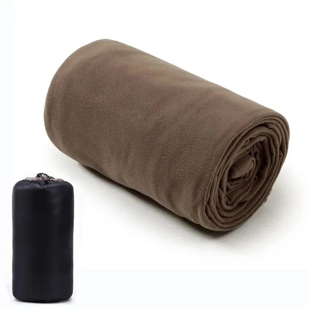 Fleece Sleeping Bag Liner — Warm Layer for Cold Nights, Summer Bag on Its Own