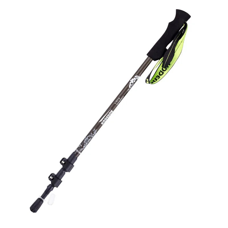 Carbon Trekking Poles, Lever Lock — Pair, 3 Sections, 63 to 135 cm, About 170 g Each