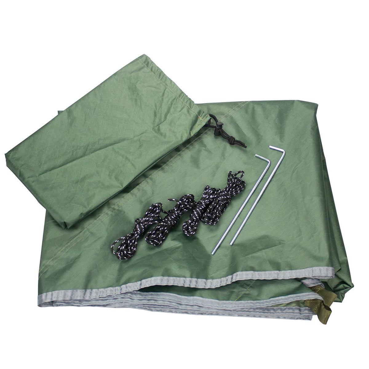 Hammock With Mosquito Net and Rain Fly — 290 × 140 cm, 850 g, 230 × 210 cm PU 2000 mm Fly