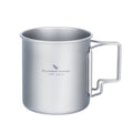 Boundless Voyage Ti3024D Titanium Mug — 420 ml, 77 g, Folding Handle
