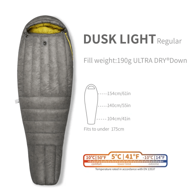 Aegismax Wind Hard Dusk Sleeping Bag — 7D Shell, 800FP Ultra-Dry Down, Crisscross Baffles