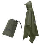 3-in-1 Rain Poncho — Covers You and Your Pack, Doubles as a Groundsheet or Shelter