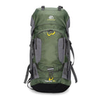 Hiking Backpack 60 L — Padded Hip Belt, Hydration Port, Rain Cover Included