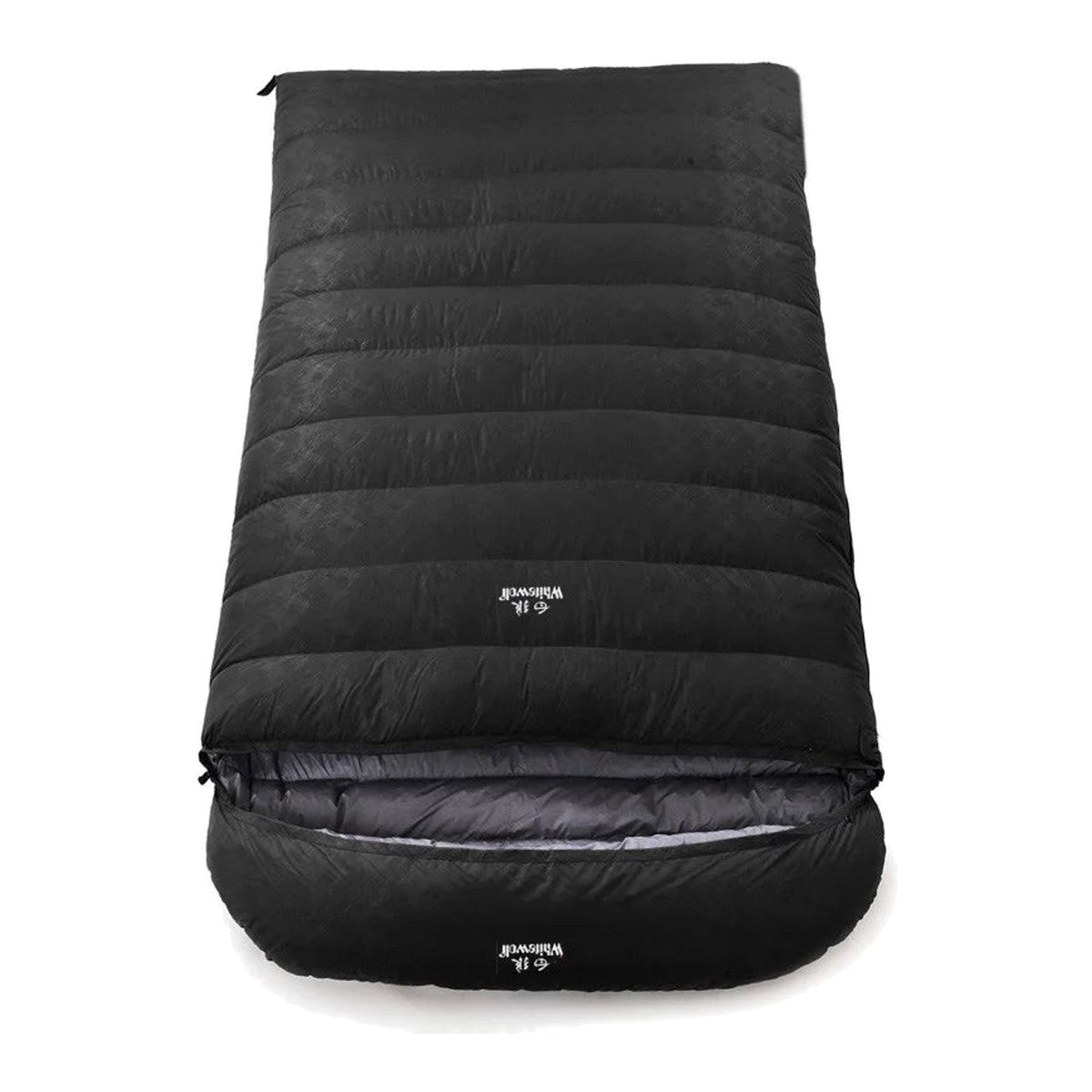 Double Goose Down Sleeping Bag — 2 Person, 220 × 130 cm, 1,800 or 2,000 g of Goose Down