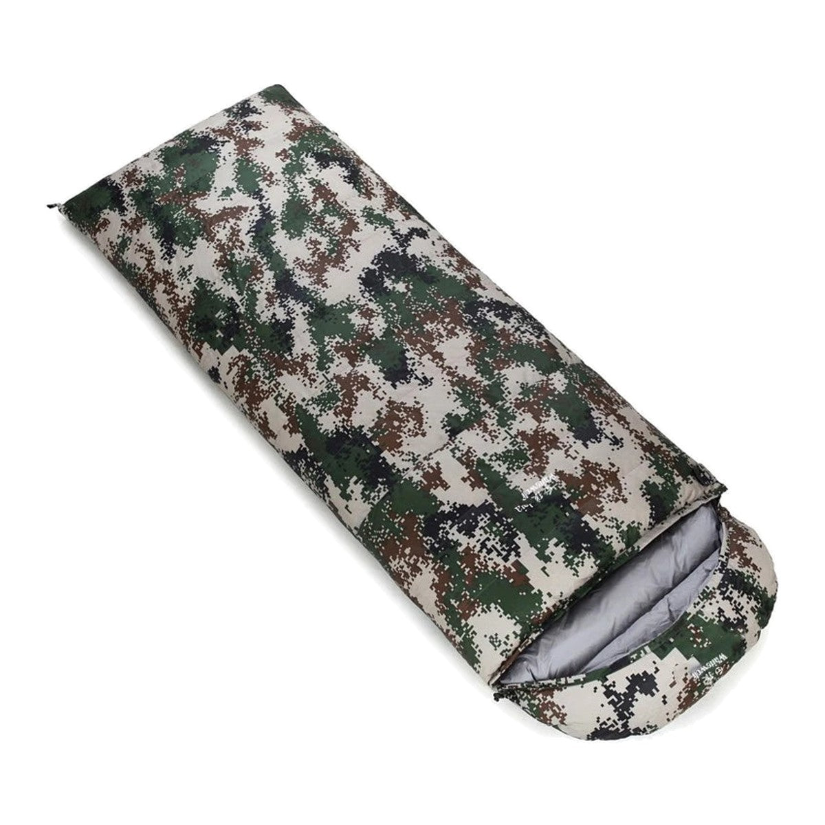 Winter Goose Down Envelope Bag — 600 to 1,000 g of 90% Goose Down, 210 × 80 cm, Opens Into a Quilt