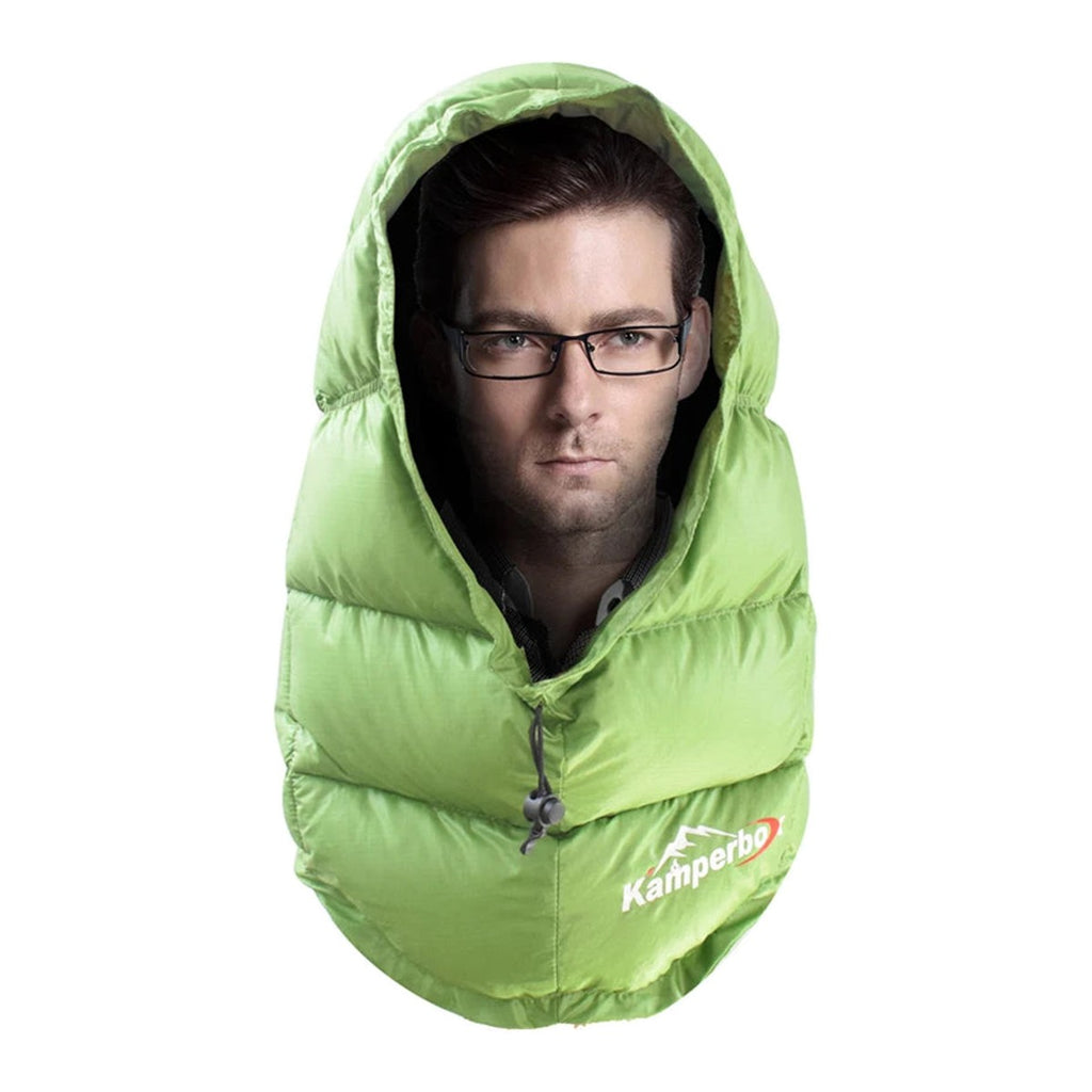 Down Sleeping Beanie — Duck Down Hat for Cold Nights in Your Bag, 100 g