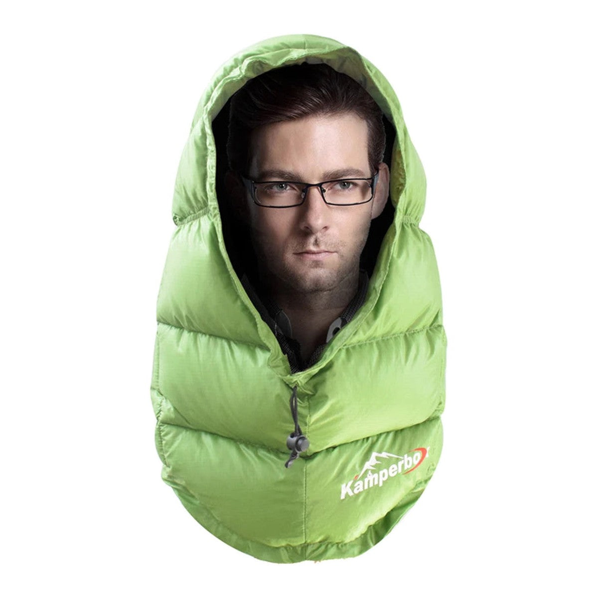 Down Sleeping Beanie — Duck Down Hat for Cold Nights in Your Bag, 100 g