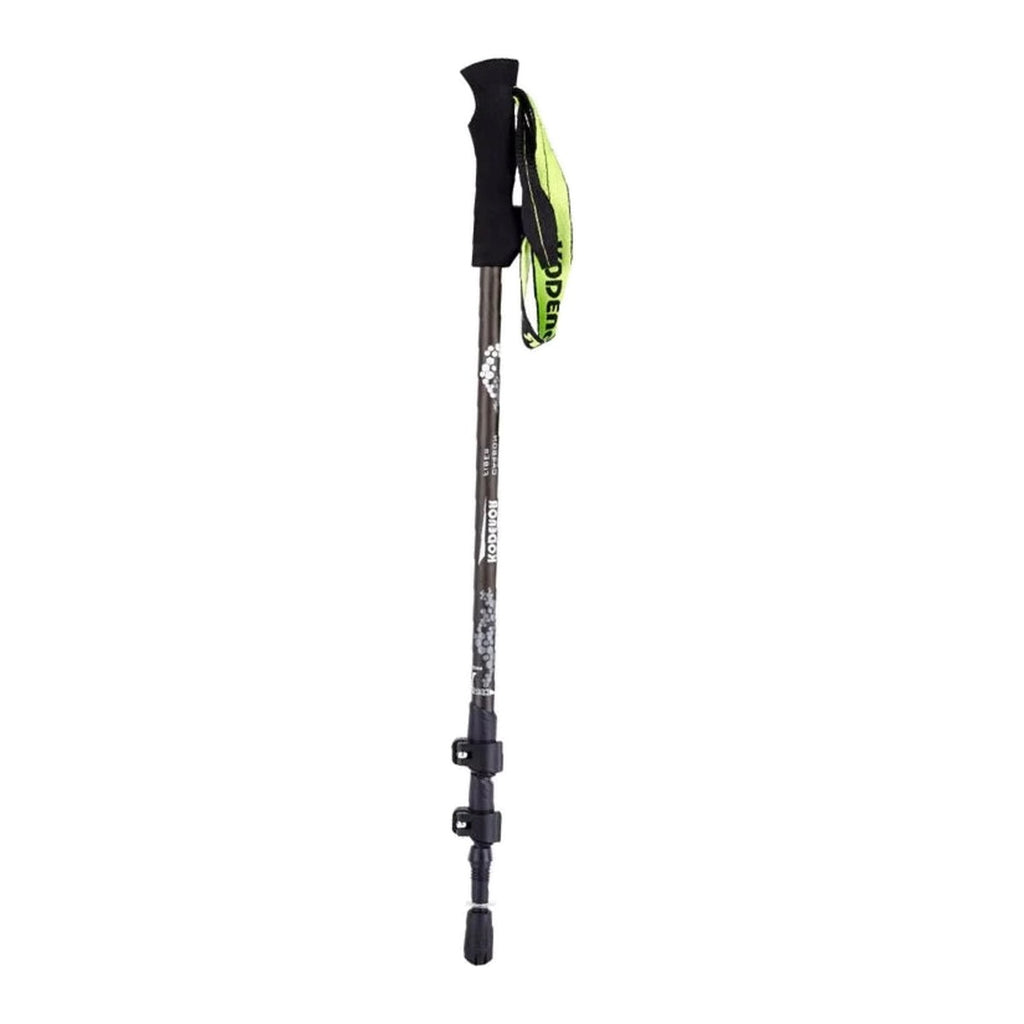 Carbon Trekking Poles, Lever Lock — Pair, 3 Sections, 63 to 135 cm, About 170 g Each