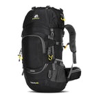 Hiking Backpack 60 L — Padded Hip Belt, Hydration Port, Rain Cover Included