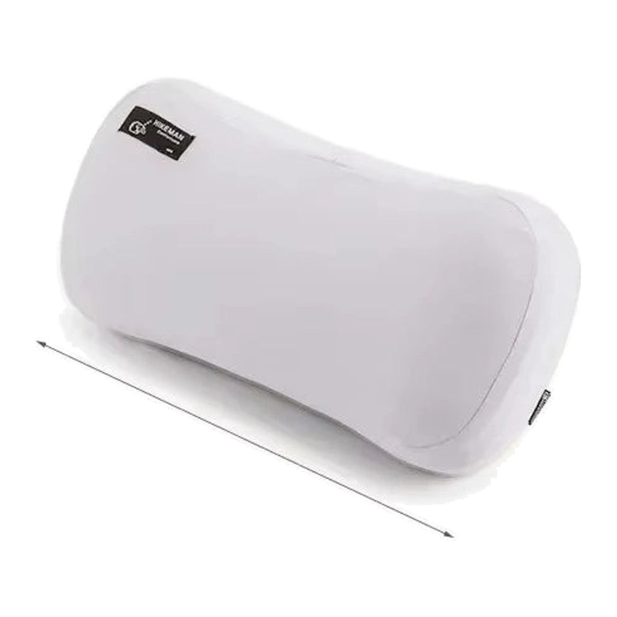 Memory Foam Camp Pillow — Contoured Neck Support, 43 × 19 cm, Washable Cover