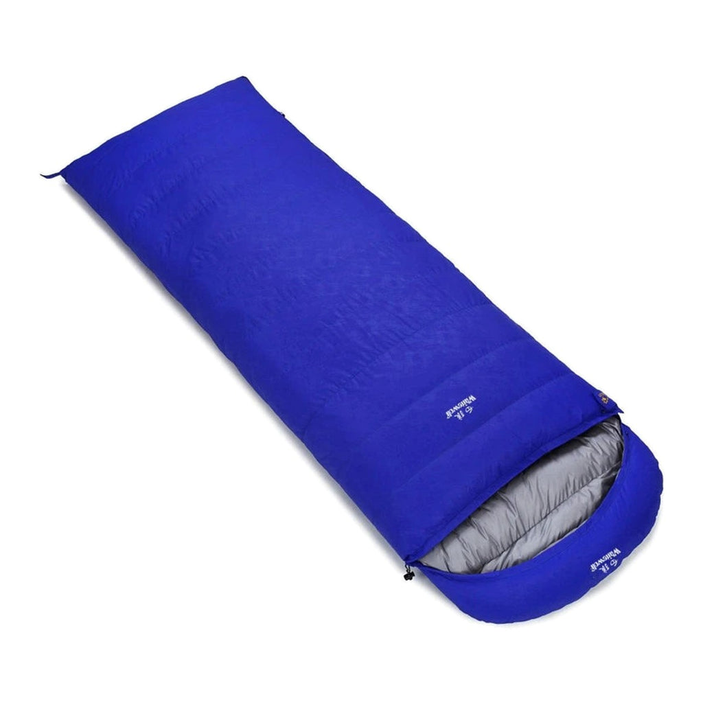Winter Goose Down Envelope Bag — 600 to 1,000 g of 90% Goose Down, 210 × 80 cm, Opens Into a Quilt