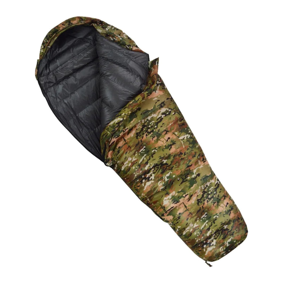 Extreme Cold Duck Down Mummy Bag — 1,500 or 2,000 g of 90% Duck Down, for Deep Winter