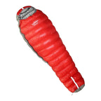 Oversized Goose Down Mummy Bag — 220 × 90 cm, 95% Goose Down, 400 to 1,200 g