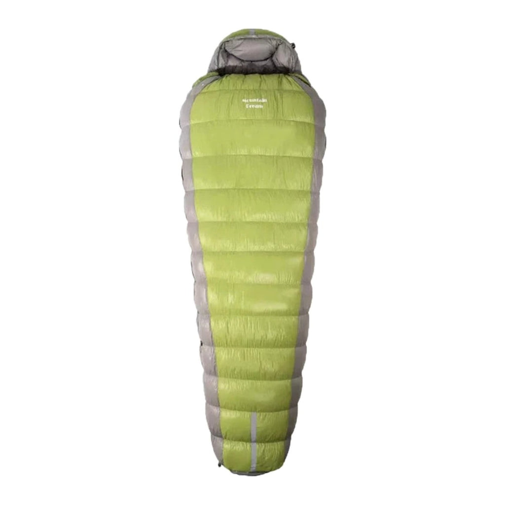 Oversized Goose Down Mummy Bag — 220 × 90 cm, 95% Goose Down, 400 to 1,200 g