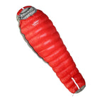 Oversized Goose Down Mummy Bag — 220 × 90 cm, 95% Goose Down, 400 to 1,200 g