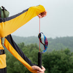 AONIJIE E4204 Carbon Z-Fold Trekking Poles — Pair, Fixed Length, Folds to About 30 cm, 131 g a Pole