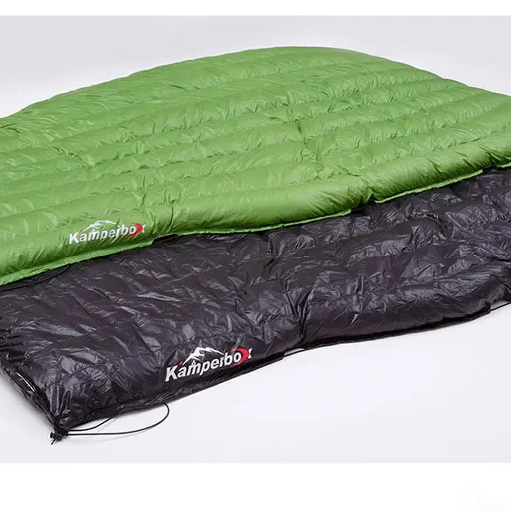 Hammock Underquilt — 193 × 112 cm, 980 g, Down and Synthetic Hybrid Fill, Doubles as a Top Quilt