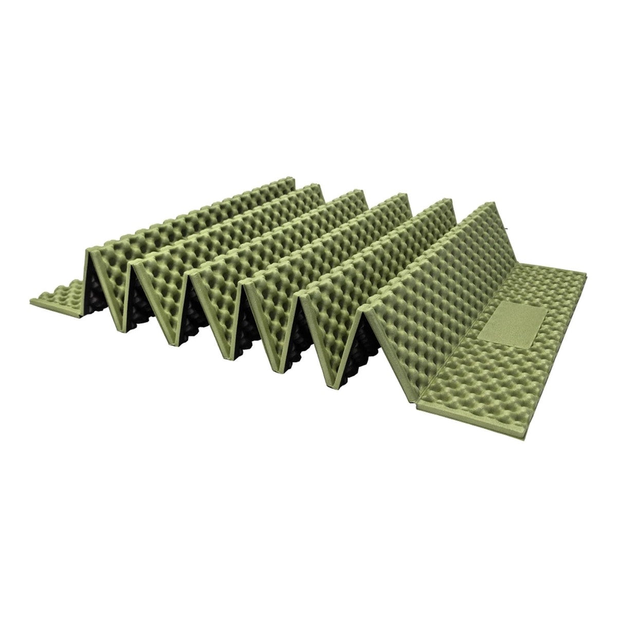 Egg-Crate Foam Sleeping Mat — R 2.5 With Reflective Foil, 330 g, Folds to 56 × 14 cm