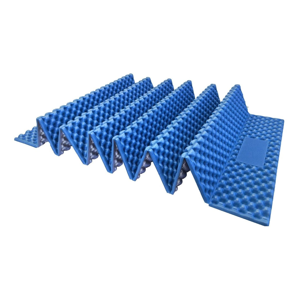 Egg-Crate Foam Sleeping Mat — R 2.5 With Reflective Foil, 330 g, Folds to 56 × 14 cm