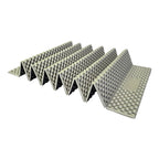 Egg-Crate Foam Sleeping Mat — R 2.5 With Reflective Foil, 330 g, Folds to 56 × 14 cm