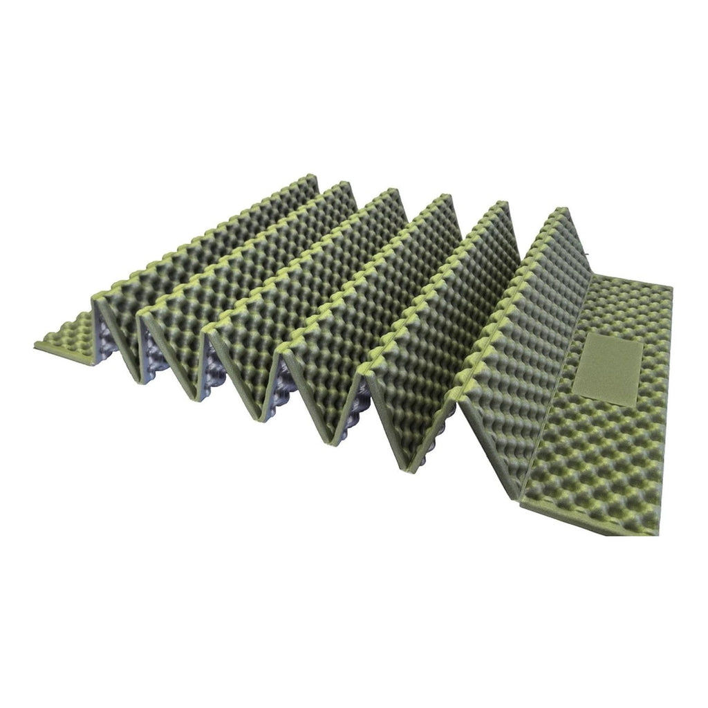 Egg-Crate Foam Sleeping Mat — R 2.5 With Reflective Foil, 330 g, Folds to 56 × 14 cm