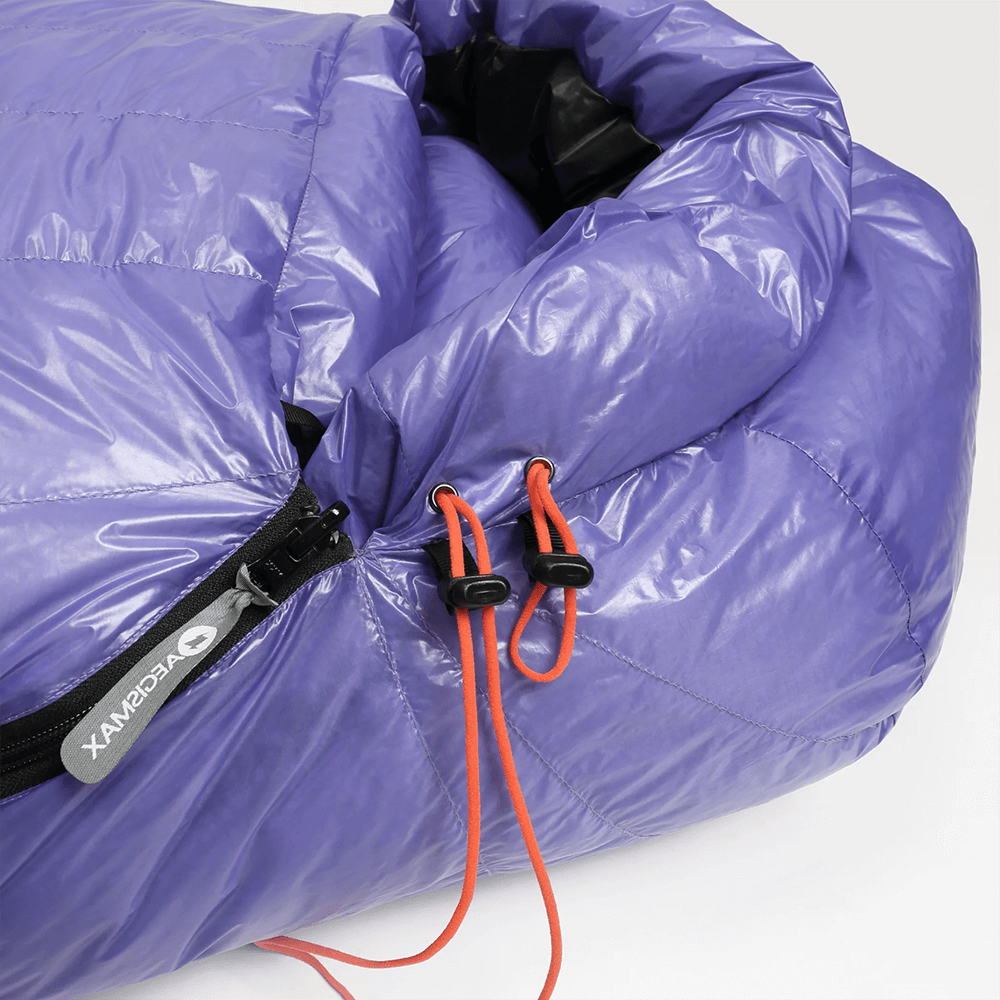Aegismax Ultra Future Down Sleeping Bag — 800FP Ultra-Dry Goose, Rated −18°C, 10D Shell