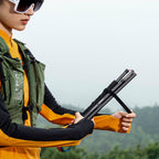 AONIJIE E4204 Carbon Z-Fold Trekking Poles — Pair, Fixed Length, Folds to About 30 cm, 131 g a Pole