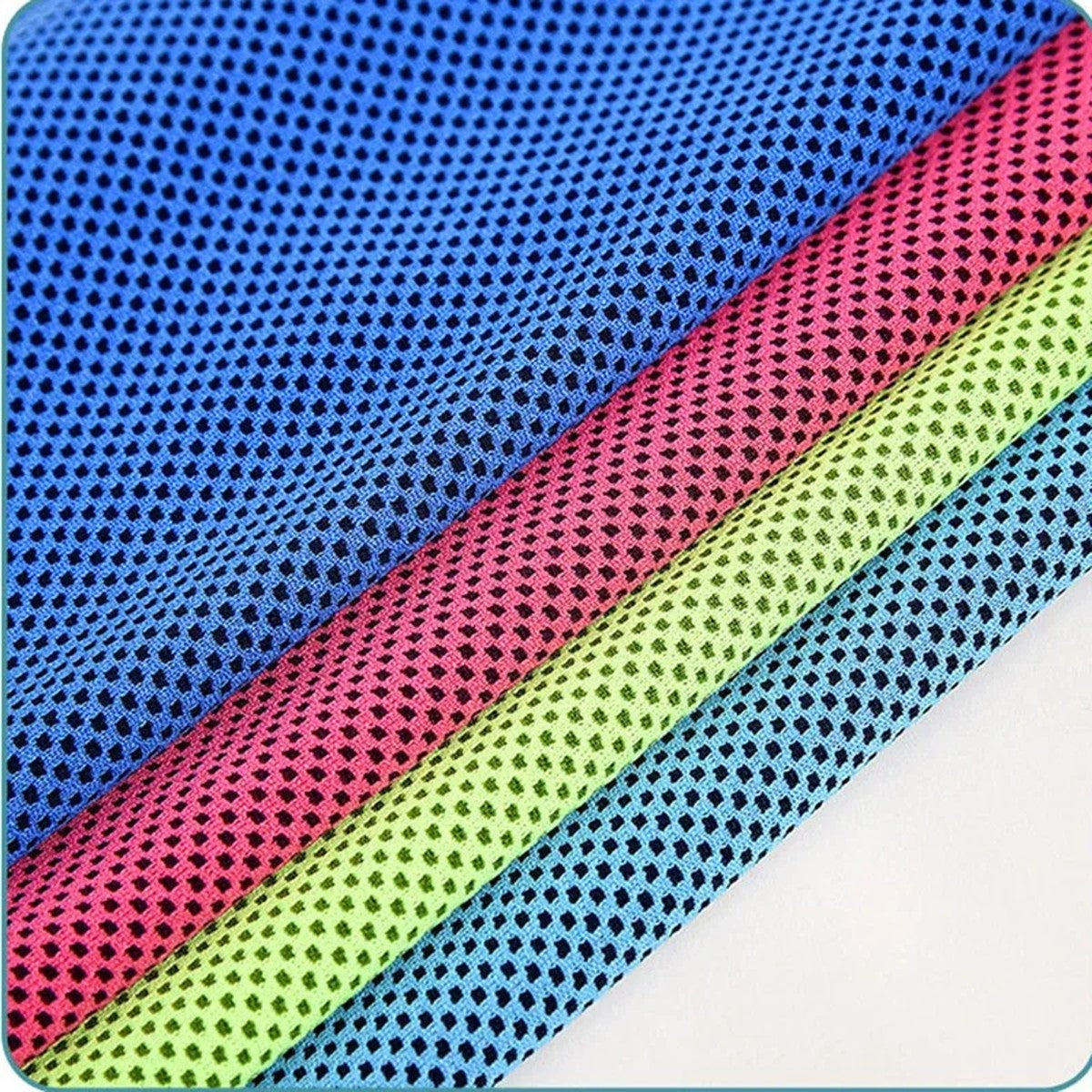 Quick-Dry Cooling Towel — 30 × 80 cm Microfibre, Soak, Wring and Wear