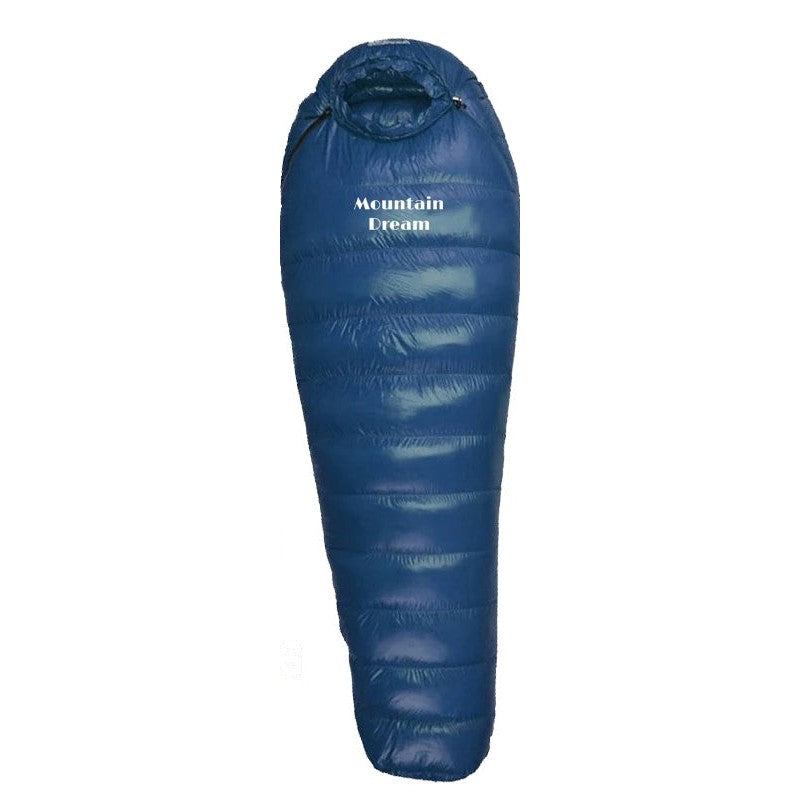 Goose Down Mummy Sleeping Bag — 400 to 1,200 g of Down, 870 g to 1.7 kg, Zips Into a Double