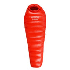 Goose Down Mummy Sleeping Bag — 400 to 1,200 g of Down, 870 g to 1.7 kg, Zips Into a Double