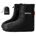 Down Booties — 700FP Duck Down, Water-Repellent Shell, Non-Slip Sole