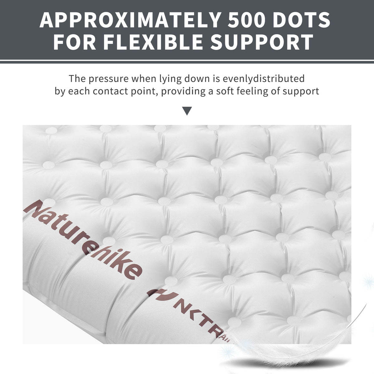 Naturehike TuYe R8.8 Inflatable Sleeping Mat — R-Value 8.8, 12 cm Thick, Mummy or Rectangular