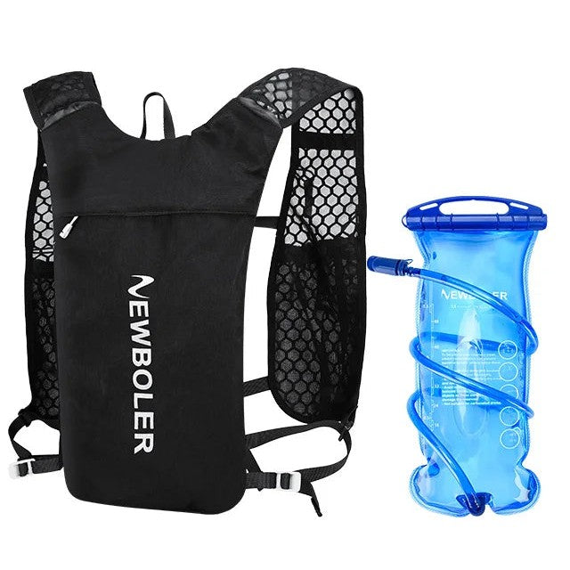 Running Hydration Vest — 196 g, Breathable Mesh, Reflective, Soft Flasks or Bladder Options