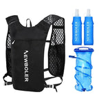 Running Hydration Vest — 196 g, Breathable Mesh, Reflective, Soft Flasks or Bladder Options