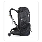 Hiking Backpack 50 L — 1 kg, Padded Hip Belt, Rain Cover Included