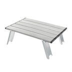 Mini Aluminium Table in silver