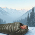 Kamperbox AM1000 Winter Down Sleeping Bag — 1,000 g of Duck Down, 1.8 kg, Left or Right Zip